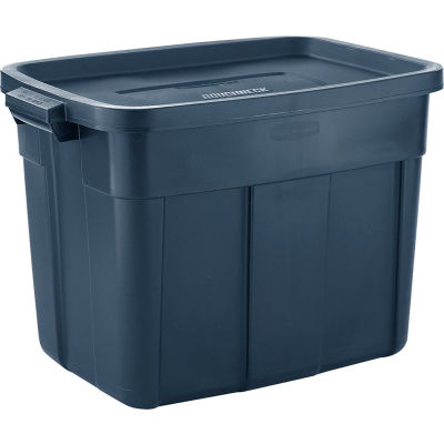 United Solutions Roughneck Tote 18 Gallon 23-7/8 x 15-7/8 x 16-3/8 Dark Indigo Metallic - Pkg Qty 12