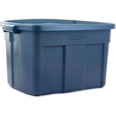 United Solutions Roughneck Tote 25 Gallon 28-7/8 x 19-7/8 x 16-3/4 Dark Indigo Metallic - Pkg Qty 9