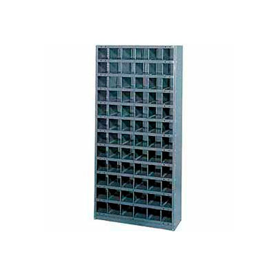 Steel Storage Bin Cabinet 36x12x39, 3 Compartments