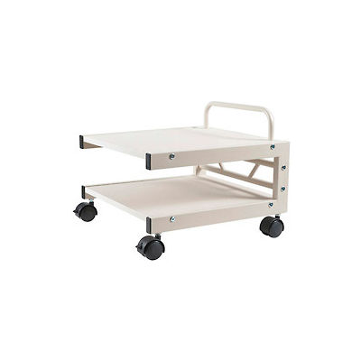 Balt® 27501 Low Profile Mobile Printer Stand, 14''H x 17''W x 17''D, Gray