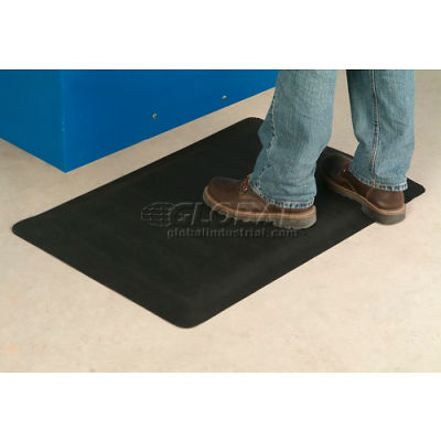 Apache Mills Invigorator Corrugated Safety Mat 1/2" Thick 4' x Up to 75' Black
