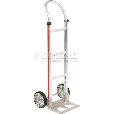 Magliner® Aluminum Hand Truck Curved Handle Mold-On Rubber Wheels