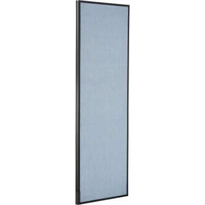 Interion® Office Partition Panel, 24-1/4"W x 72"H, Blue
