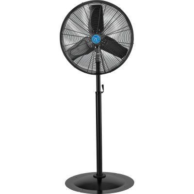 Continental Dynamics® 24" Premium Oscillating Pedestal Fan, TEAO Motor, 9,400 CFM, 465W, 1/2 HP