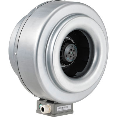 Global Industrial™ 10" Inline Duct Fan - Galvanized Steel - Energy Star Rated - 630 CFM