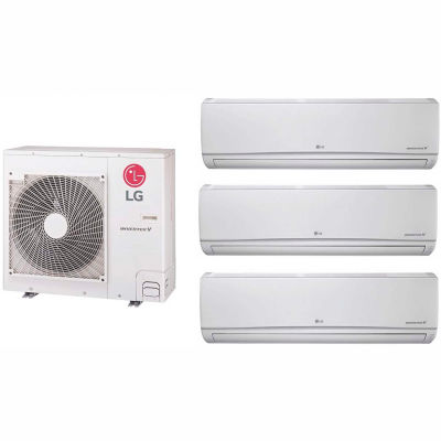 Air Conditioners | Multizone Split Air Conditioners | LG 24,000 BTU Tri ...