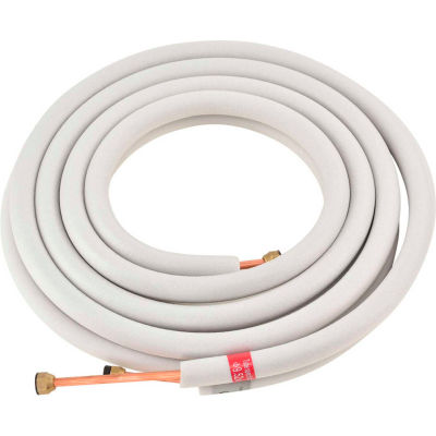 Global Industrial Installation Line Set Kit For Ductless Split Systems, 1/4" x 1/2" x 25'