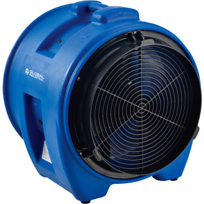 Global Industrial 16" Confined Space Vent Fan, Rotomold Plastic, 4000 CFM, 1 HP