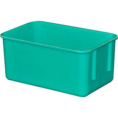 Molded Fiberglass Toteline Nesting Tote 926108 - 9-3/4"L x 6-1/8"W x 4-1/2"H, Green