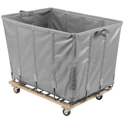 Dandux Vinyl Basket Bulk Truck 400720G06A-3S 6 Bushel - Gray
