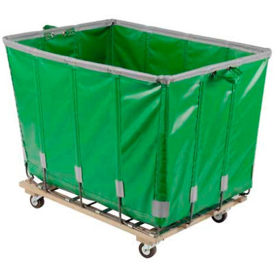 Dandux Vinyl Basket Bulk Truck 400720G08E-3S 8 Bushel - Green