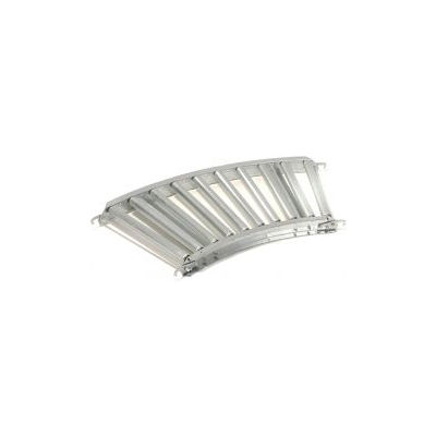 Omni Metalcraft 1.9" Dia. Steel Roller Conveyor Curved Section GPHC1.9X16-12-3-45