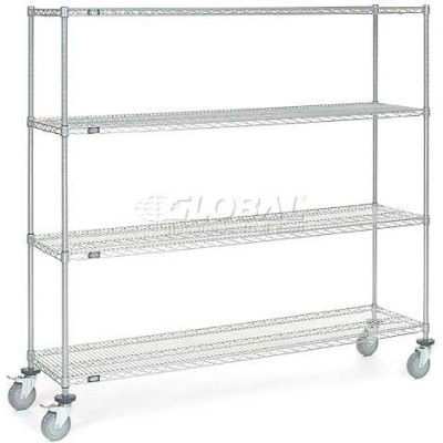 Nexelate Wire Shelf Truck 72x18x69 1200 Pound Capacity