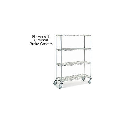 Nexelate Wire Shelf Truck 48 x 24 x 69 1200 Pound Capacity
