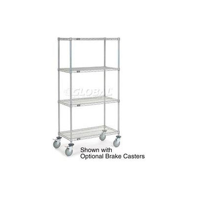Nexelate Wire Shelf Truck 36x24x80 1200 Pound Capacity