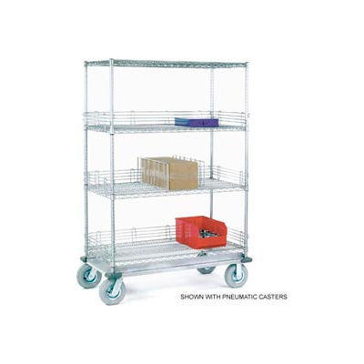 Nexel® Chrome Wire Shelf Truck 48x18x70 1600 Pound Capacity
