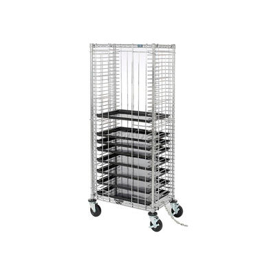 Nexel® Side Load Wire Tray Truck with 39 Tray Capacity