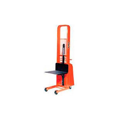 PrestoLifts™ Pacemaker Battery Powered Lift Stacker B566-2000 2000 Lb. 24x24 Platform