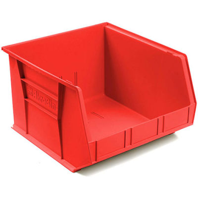 Akro-Mils AkroBin® Plastic Stacking Bin 30270 - 16-1/2"W x 18"D x 11"H, Red - Pkg Qty 3