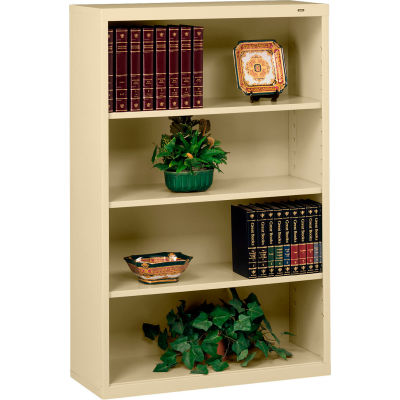 Welded Steel Bookcase 52"H - Sand