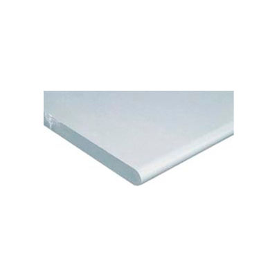 Global Industrial 60"W x 36"D x 1-1/4"Thick ESD Square Edge Workbench Top - White