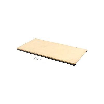 Global Industrial® Additional Shelf Kit for Wood Shelf Truck, 60"L x 30"W, Blue