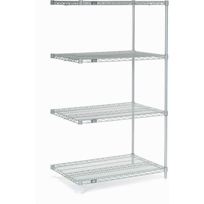 Nexel® Chrome Wire Shelving Add-On - 36"W x 36"D x 54"H