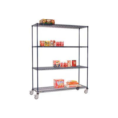 Nexelon™ Wire Shelf Truck 72x24x80 1200 Lb. Capacity