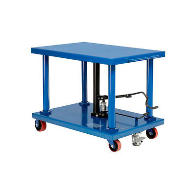 Work Positioning Post Lift Table Foot Control 6000 Lb. Capacity