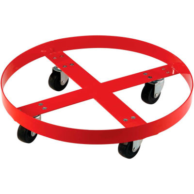Drum Dolly for 55 Gallon Drum - Steel Wheels 1000 Lb. Capacity