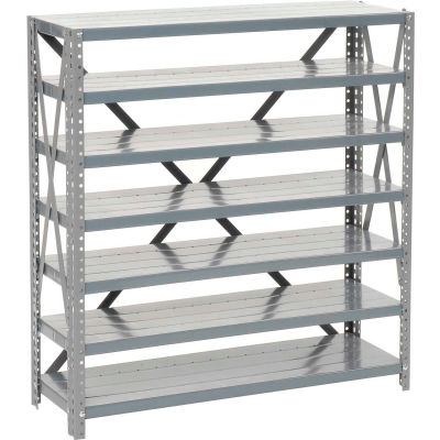 Global Industrial Steel Open Shelving 7 Shelves/No Bin, 36"W x 12"D x 39"H