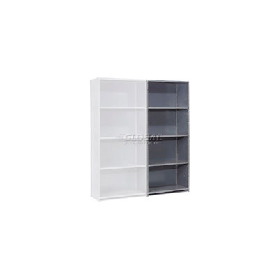 Steel Shelving 20 Ga 36"Wx18"Dx85"H Closed Clip Style 5 Shelf Add-On