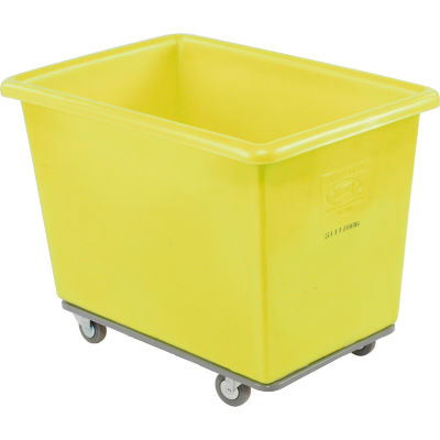 Dandux Yellow Plastic Box Truck 6 Bushel Heavy Duty