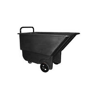 Bayhead Products Black Light Duty 1/3 Cubic Yard Tilt Truck 275 Lb. Capacity