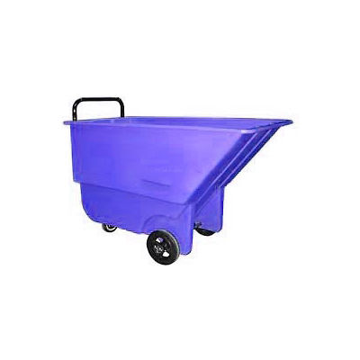 Bayhead Products Blue Light Duty 1/3 Cubic Yard Tilt Truck 275 Lb. Capacity