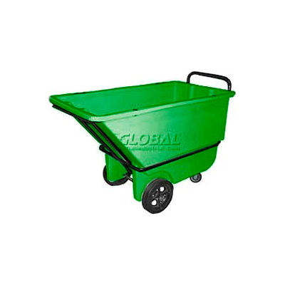 Bayhead Products Green Heavy Duty 1/3 Cubic Yard Tilt Truck 1200 Lb. Capacity