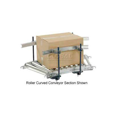 Steel Guard Rail Kit (Pair) GCBS-10-1.6-A for Omni Metalcraft 10' Straight Roller Conveyor