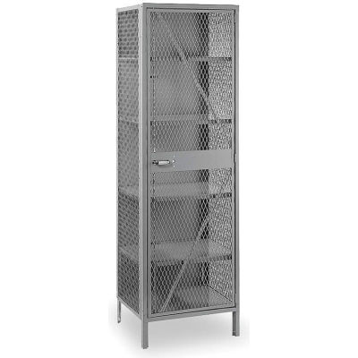 Lyon Welded Mesh Storage Locker DD1130 - 24"X21"X78"