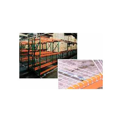 Husky Rack & Wire Teardrop Pallet Rack Starter With Wire Deck - 96"W x 36"D x 96"H