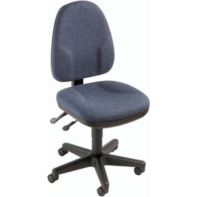 Interion® Multifunction Office Chair - Fabric - Blue