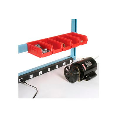 60"L Bin Rail - Blue for Pro-Line Workbench