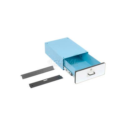 6"H Lockable Stacking Drawer - Blue forr Pro-Line Workbench