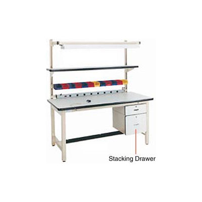 Pro-Line Lockable Steel Drawer, 15"W x 20"D x 12"H, Tan