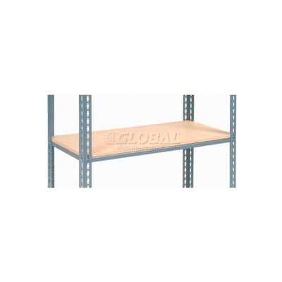 Global Industrial™ Additional Shelf Level Boltless Wood Deck 48"W x 18"D - Gray