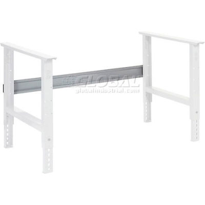 Global Industrial Workbench Stringer 72"W x 6"H for C-Channel Open Leg - Gray