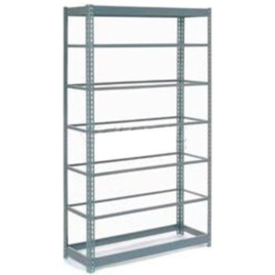 Global Industrial™ Heavy Duty Shelving 48"W x 24"D x 84"H With 7 Shelves - No Deck - Gray