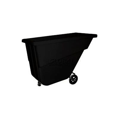 Bayhead Products Black Light Duty 5/8 Cubic Yard Tilt Truck 300 Lb. Capacity