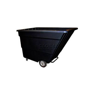 Bayhead Products Black Light Duty 2.2 Cubic Yard Tilt Truck 1200 Lb. Capacity