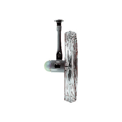TPI HDH24GC, 24 Inch Ceilling Mount Fan Non Oscillating Gray 1/2 HP 5600 CFM 1 PH TE Motor