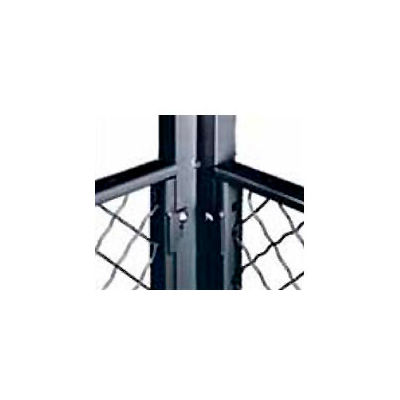 Husky Rack & Wire EZ Wire Mesh Partition Corner Post 8' High